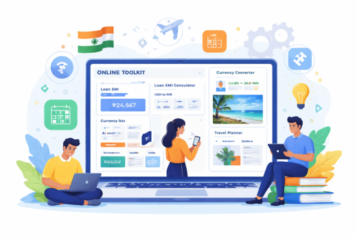 Free Digital Tools Bharat 2026 Loan, EMI & Travel Planner